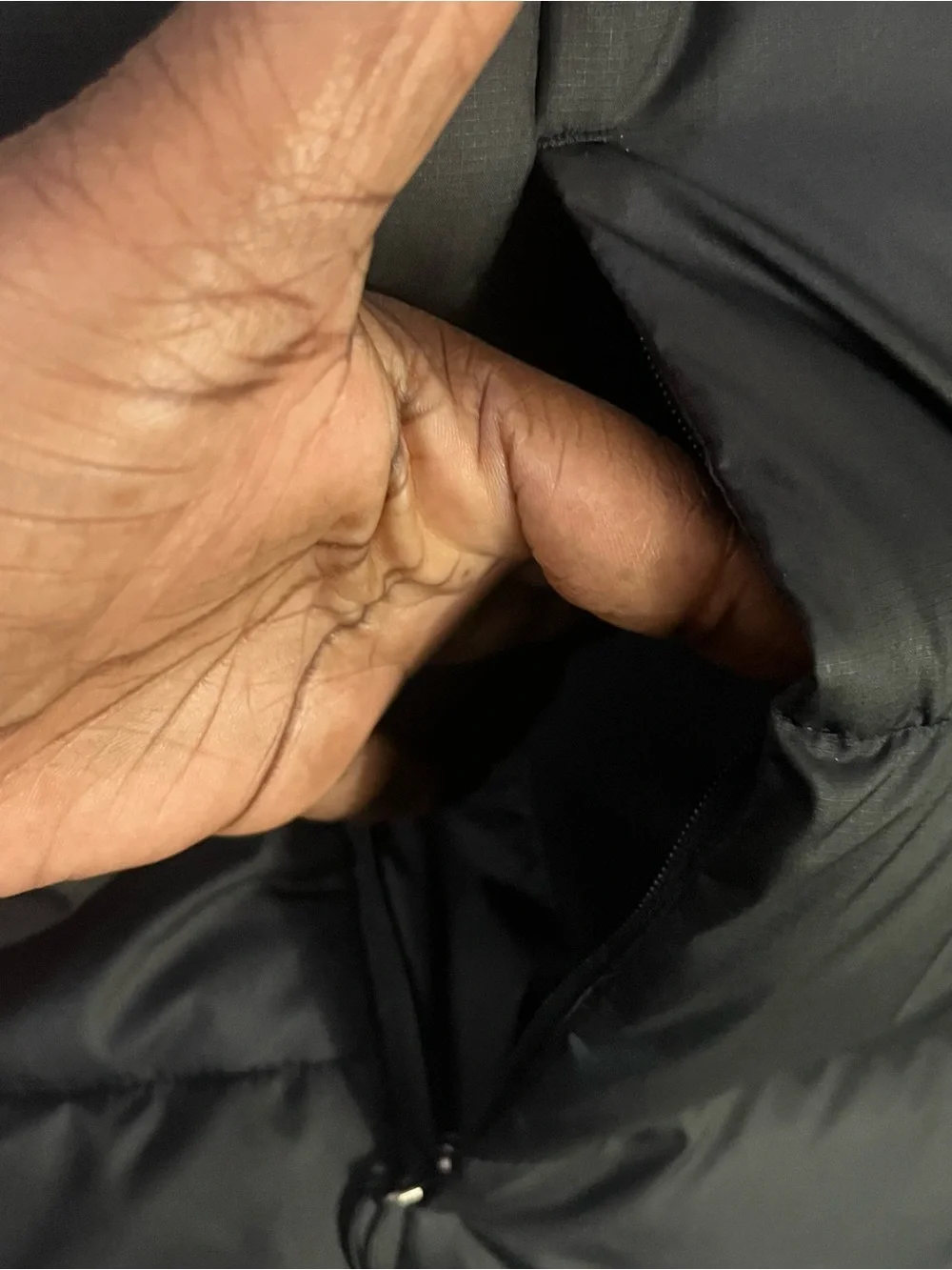 The North Face 550 Black Goose Down Insulation Vest Size XL